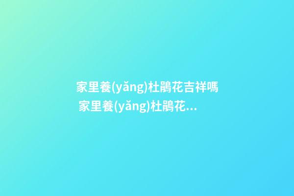 家里養(yǎng)杜鵑花吉祥嗎 家里養(yǎng)杜鵑花風(fēng)水解析